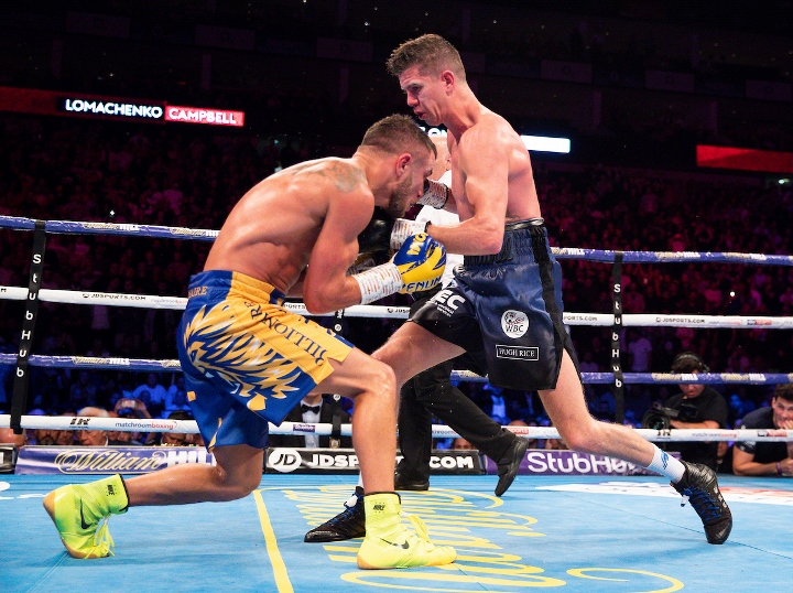 Photos Lomachenko Beats Campbell To Unify Huge Gallery Boxing News